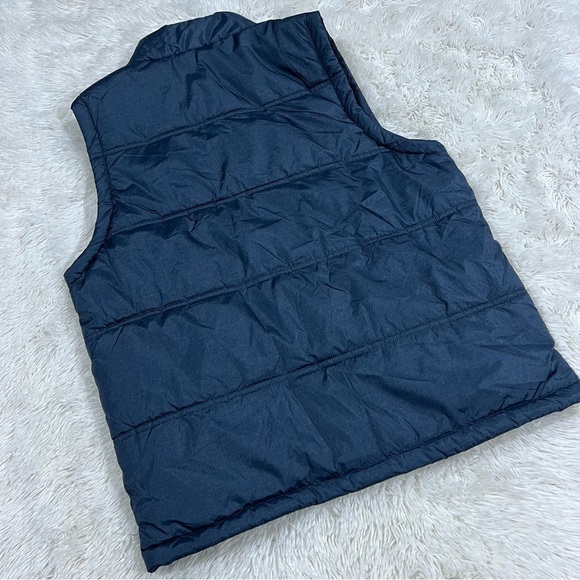 Weatherproof Vintage Men's Flannel Lined Puffer Vest Blue NWT large - Picture 6 of 11